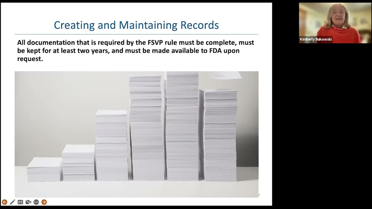 Food Industry Virtual Office Hours: Foreign Supplier Verification Programs Requirements & Overview