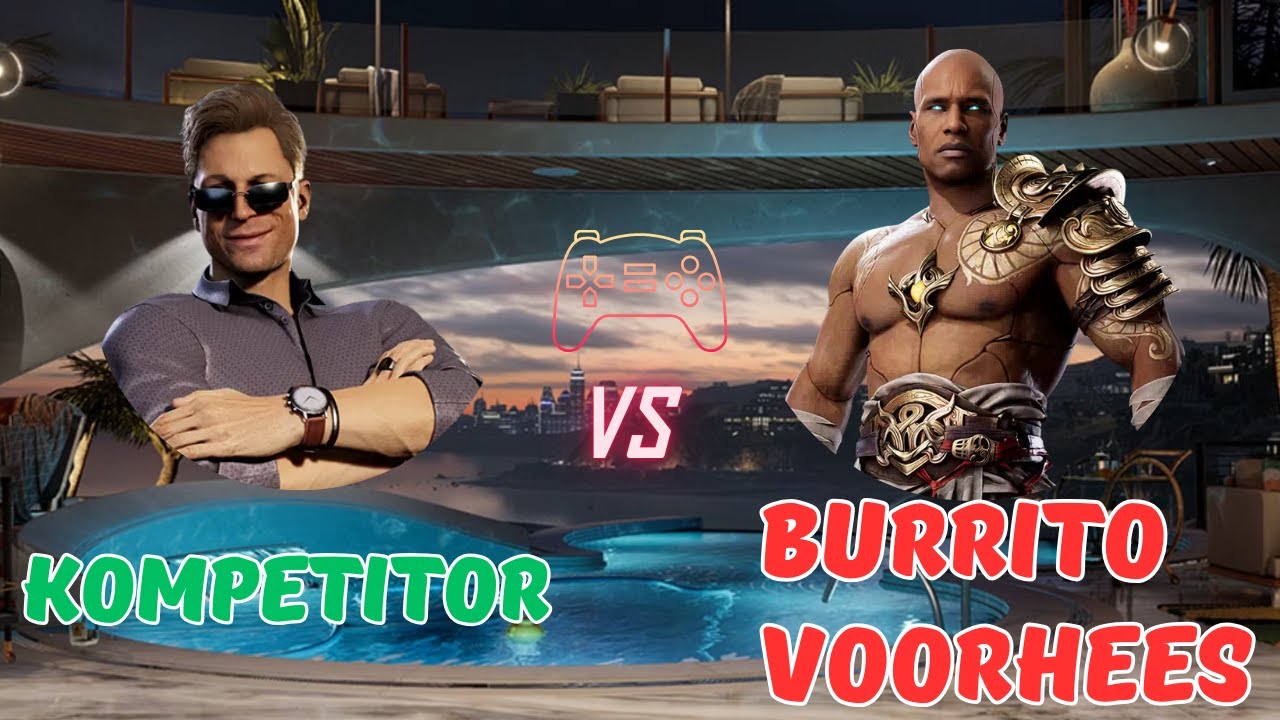 Kompetitor vs. Burrito Voorhees FT5 - Epic Johnny Cage vs. Geras Showdown | MK1 Offline Matches