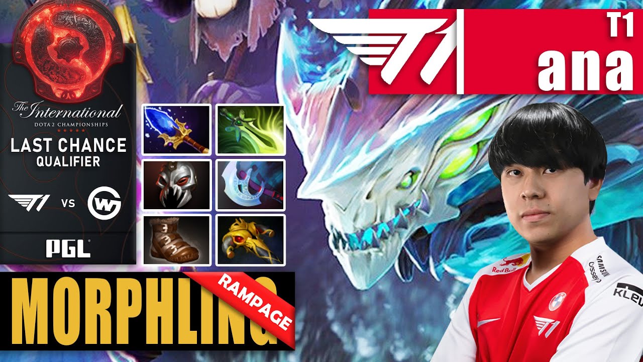 [RAMPAGE] T1 vs WC | ANA FINALLY AWAKEN HIS POWER! | 18-0 MORPHLING | TI 11 LAST CHANCE QUALIFIERS