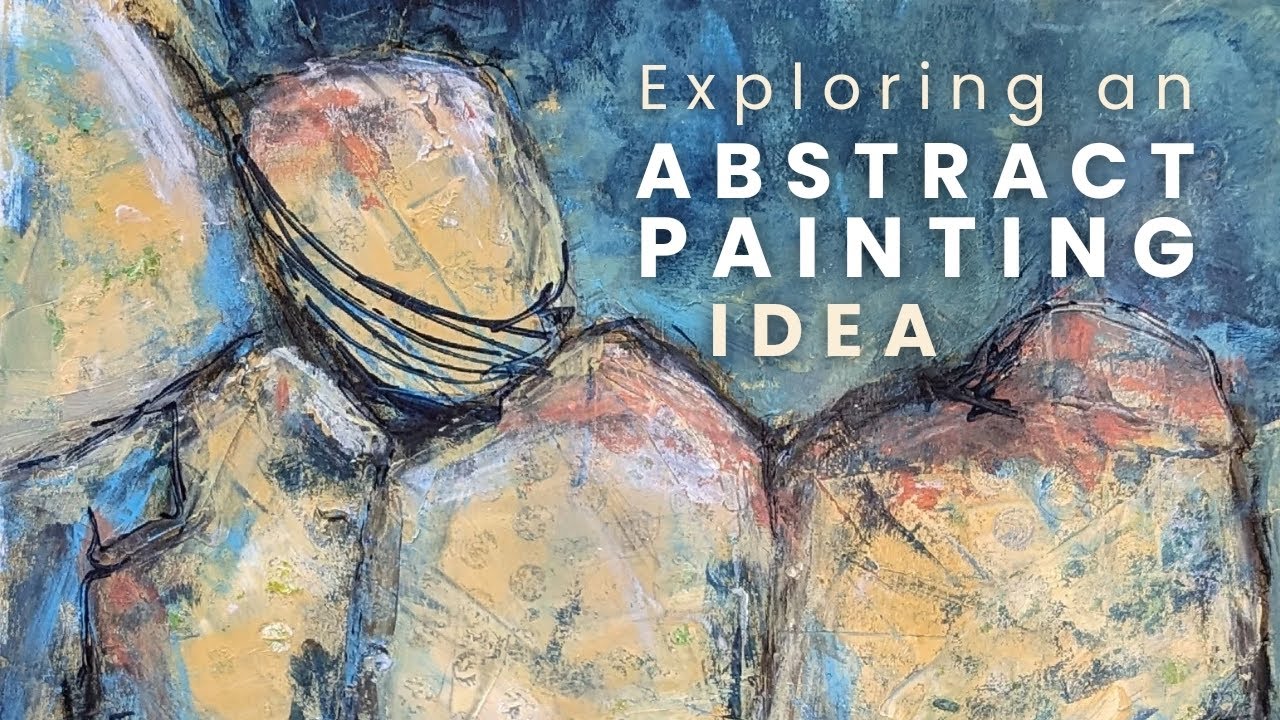 Exploring an Abstract Painting Idea for a Large Canvas | Paint Study #abstractpainting #artprocess