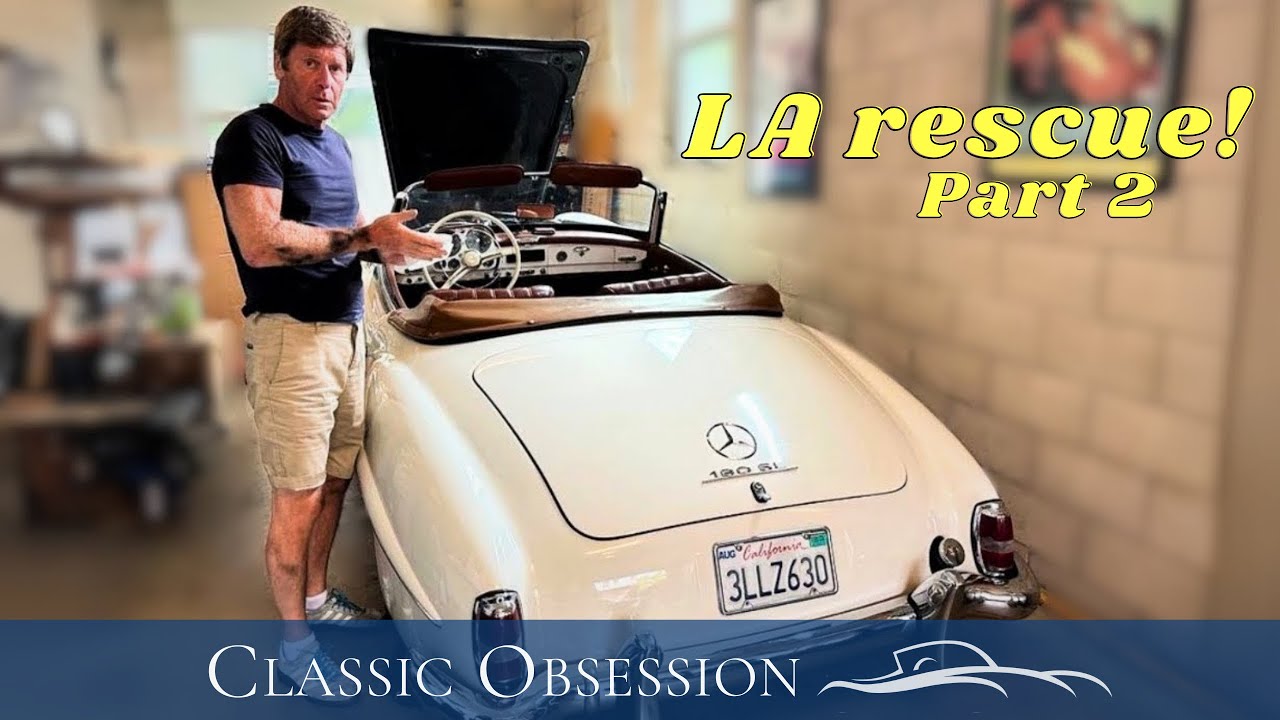 Mercedes 190SL Restoration (Part 2) | LA Rescue! | Classic Obsession | Episode 43