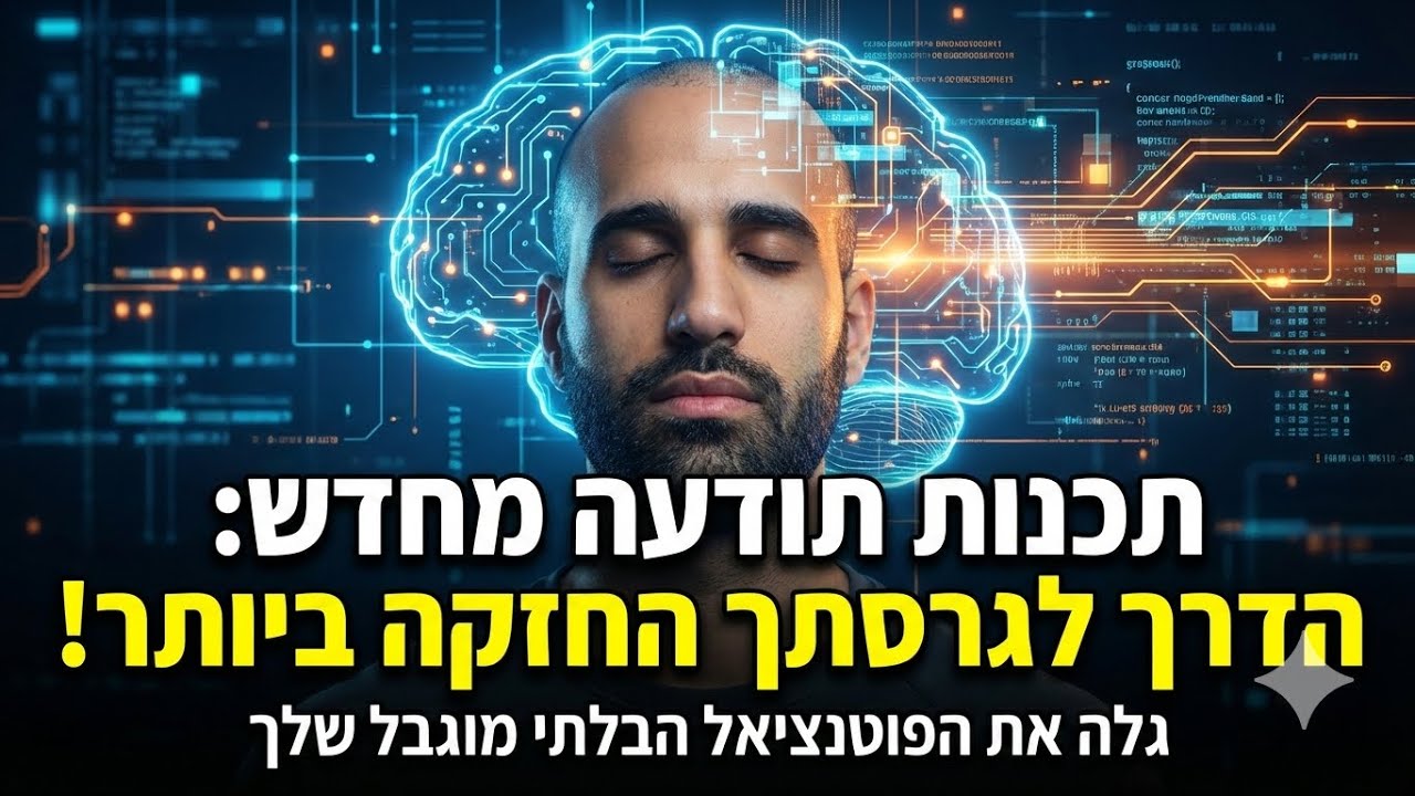 הסוד של ה-1%: איך להיכנס לגלי אלפא ולשלוט במציאות שלך