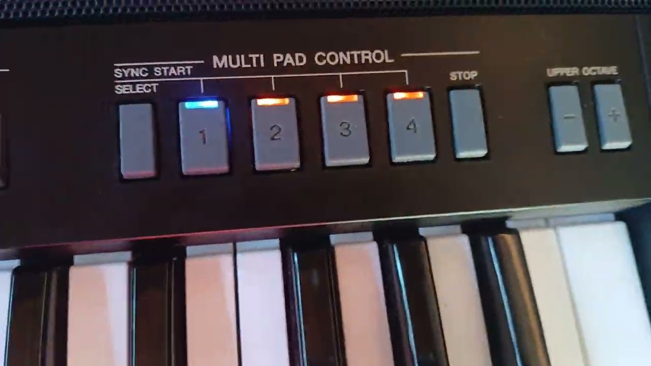 YAMAHA PSR SX - "MULTI PAD"
