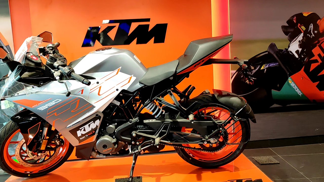 KTM RC 390 Bs6 cinematic review || ktm rc new color black with metallic silver || Ride On Two Wheels