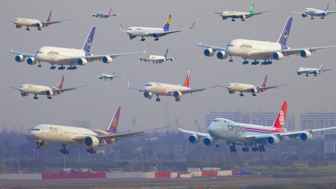✈️🇹🇭3HOUR BANGKOK AIRPORT PLANE SPOTTING | SUVARNABHUMI AIRBUS A380,B747,A350 [BKK/VTBS]
