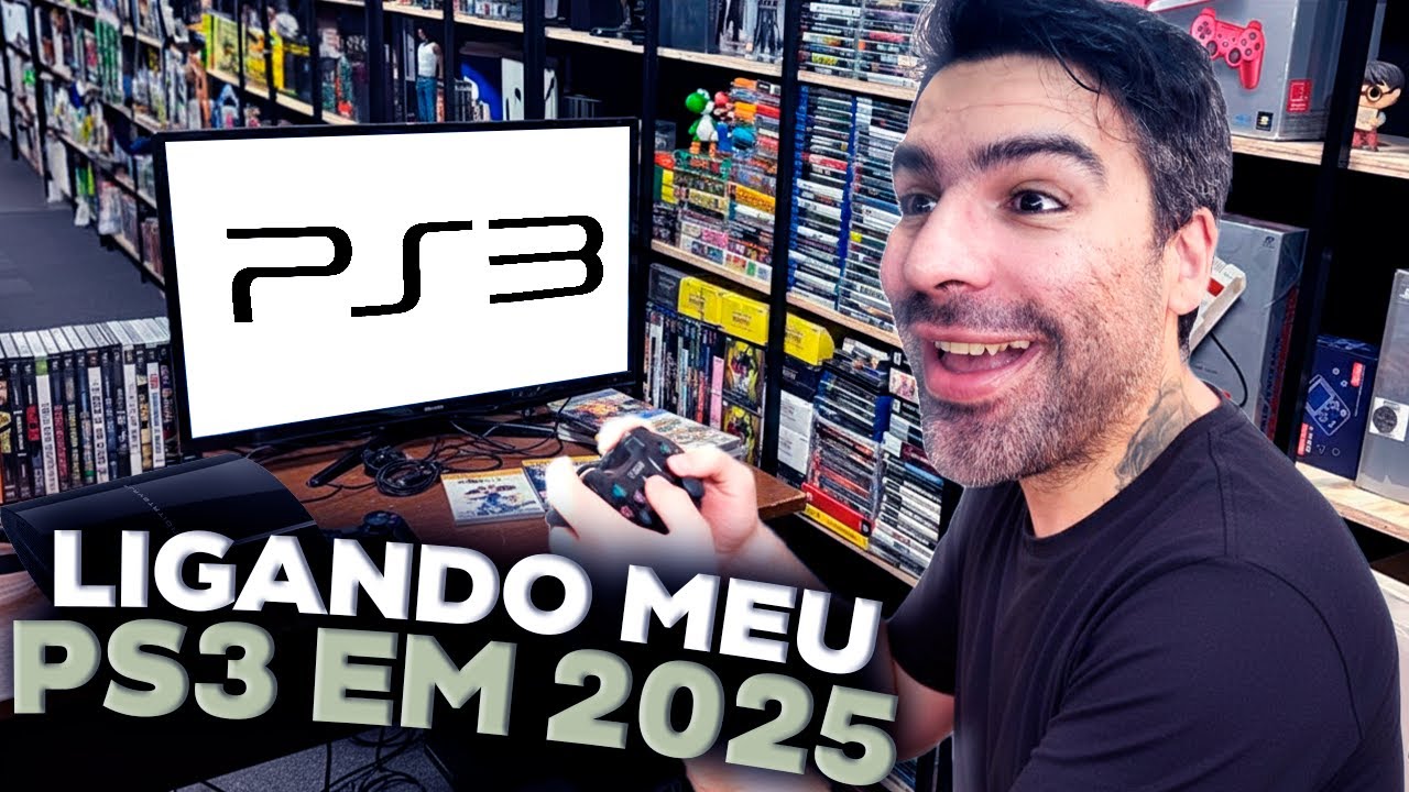 LIGANDO MEU PS3 EM 2025 E TESTANDO A LOJA DA PSN!