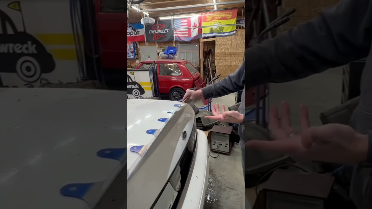 Ridiculous Spoiler on a Crown Vic 🤣🤣 