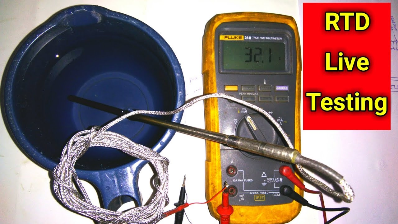 How to Testing RTD PT100 || RTD Testing With Multimeter || Live rtd Testing In Hindi