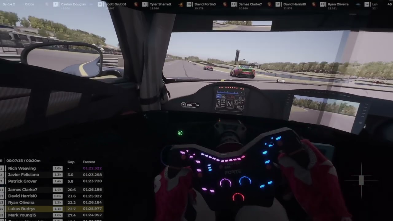 GT3 REGIONAL TOUR - BARBER MOTORSPORTS PARK (POV)(IRACING)