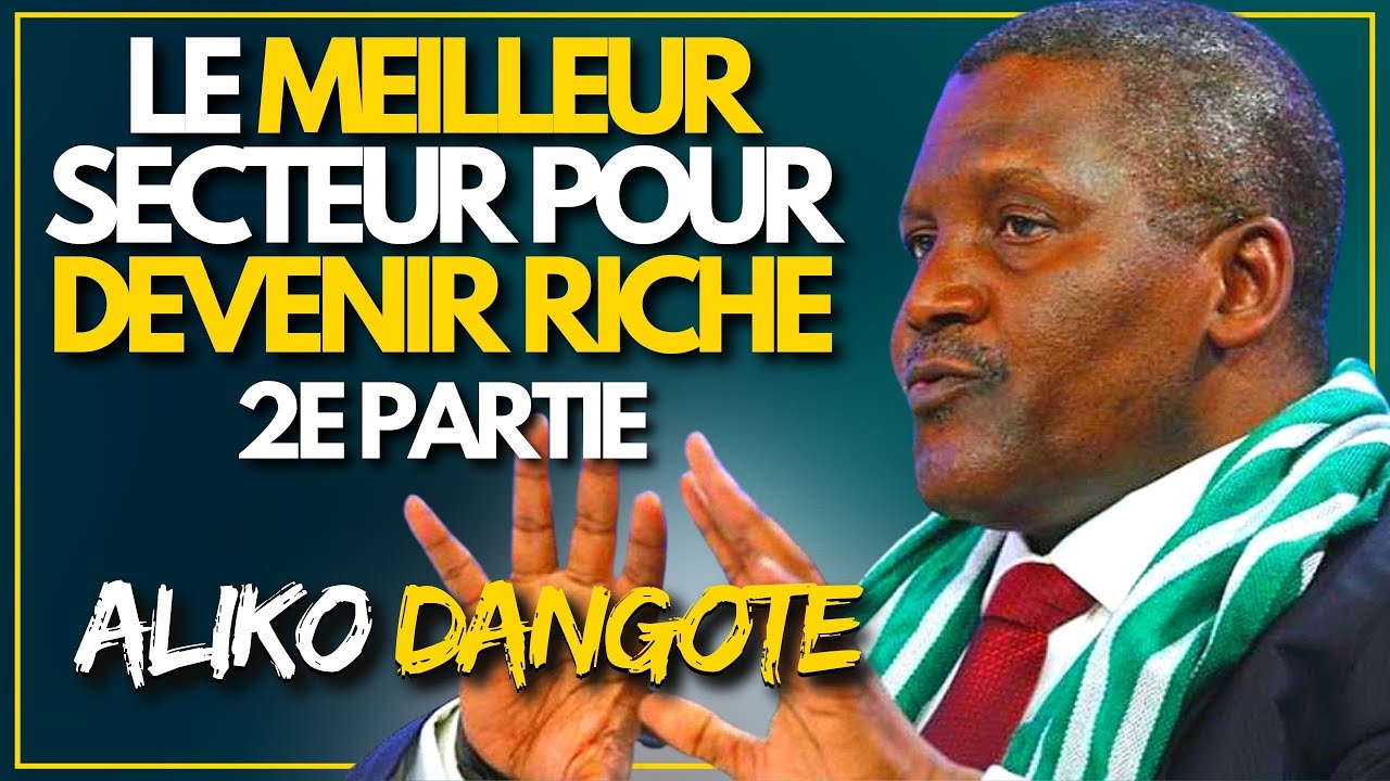 COMMENT DEVENIR RICHE d'après Aliko DANGOTE, l'homme le plus RICHE D'AFRIQUE 🌍 (Partie 2/3)