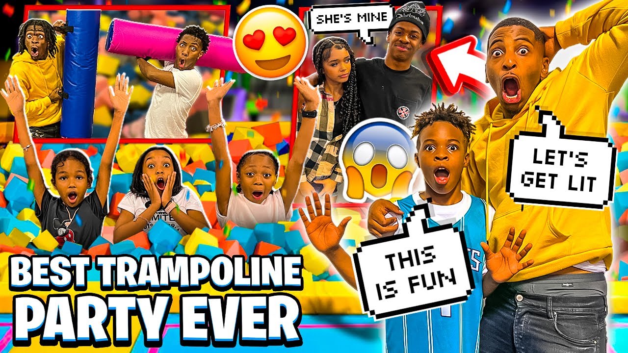 WE HAD SUNDAY FUNDAY AT THE TRAMPOLINE PARK🥳 & TYLER ASKED MYA TO BE HIS GIRLFRIEND!😇