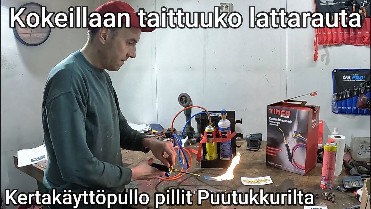 Kaasupilli Kertakäyttöpulloilla Timco - TESTI