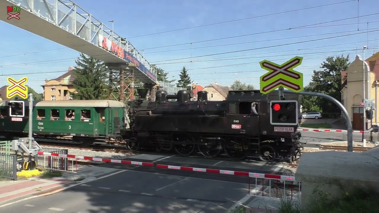 Železniční přejezd Praha-Velká Chuchle [P261] - 9.9.2023 / Czech railroad crossing