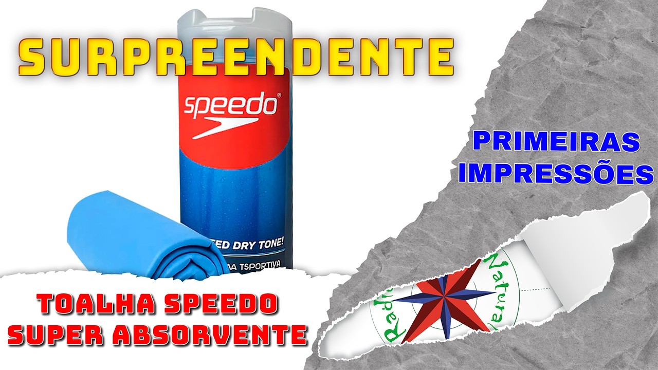 Toalha Super Absorvente da Speedo - Resenha Rápida