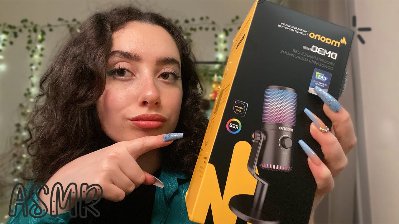 🌙 ASMR FRANÇAIS : UNBOXING ET ON TESTE ENSEMBLE UN NOUVEAU MICRO 🎙️ (le son de zinzin) #asmr