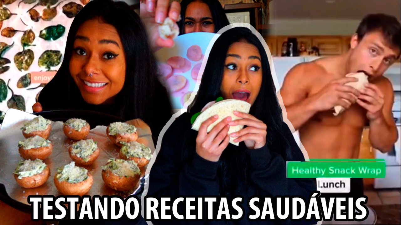 TESTANDO RECEITAS DO TIK TOK - COM ESPINAFRE