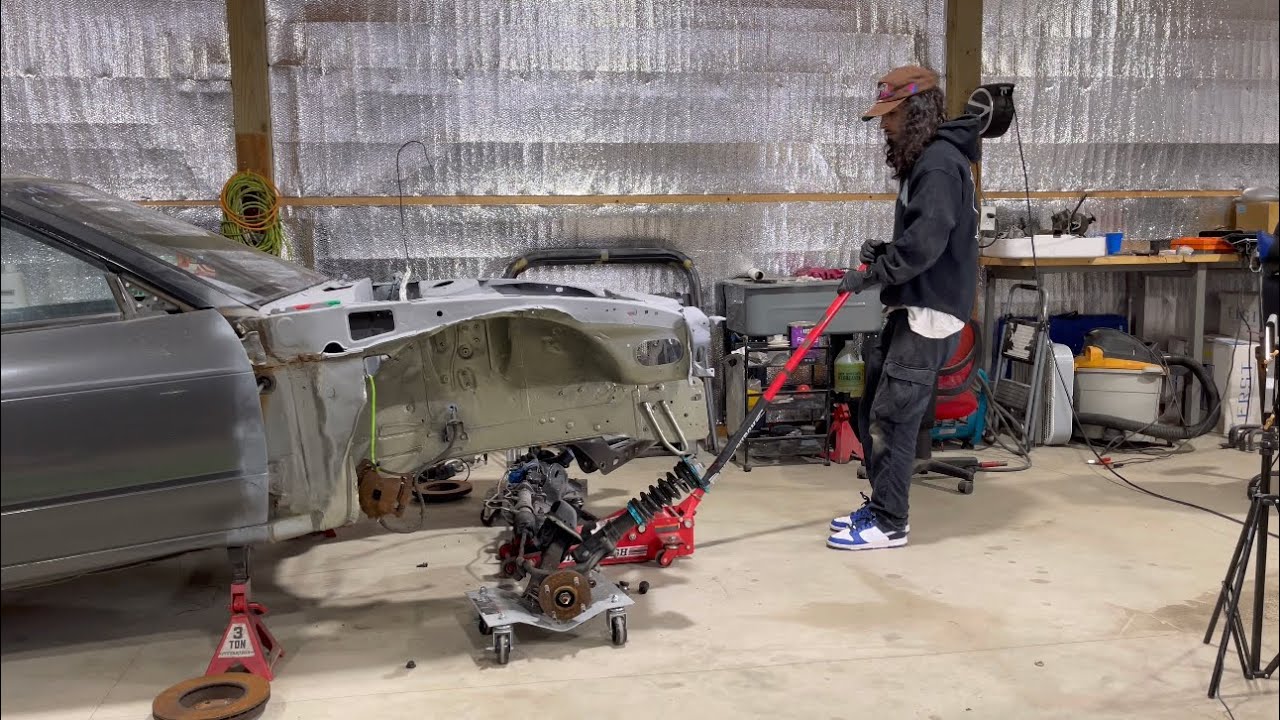S13 FRONT SUBFRAME REMOVAL AND DISASSEMBLY