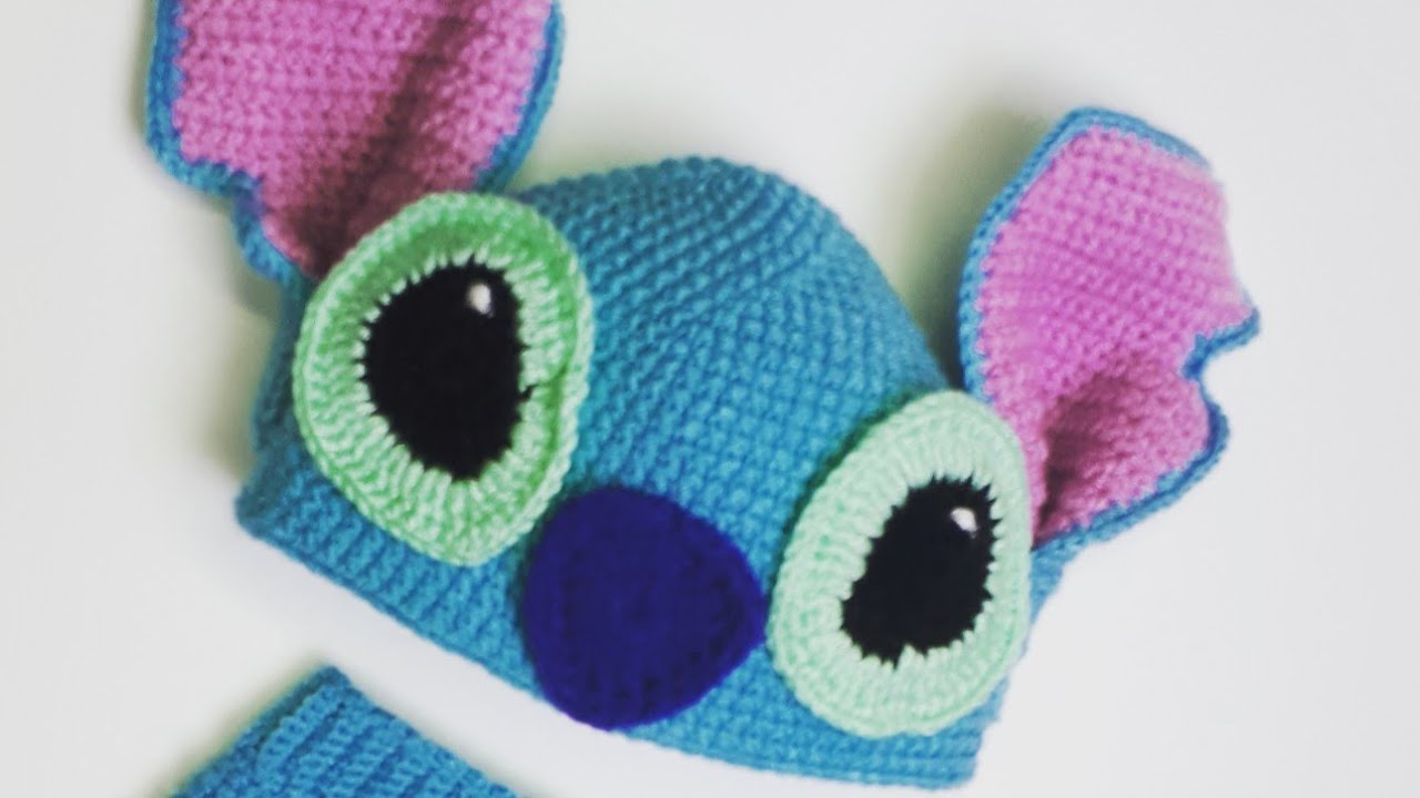 Gorro stich tejido a crochet paso a paso, talla 1 a 3 meses.