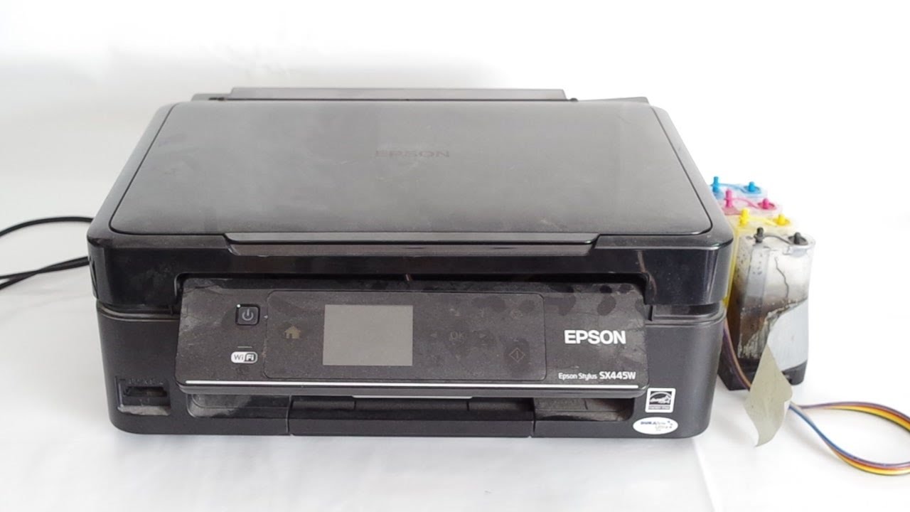 Nouvelle vie pour un Ancien modèle d'imprimante Epson avec tête d'impression bouchée à 100%