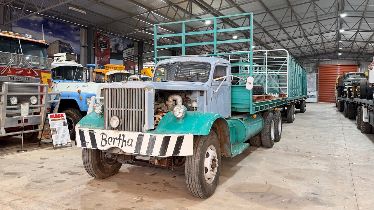 The first road train in Australia - 194x Diamond T 980 by Kurt Johannsen