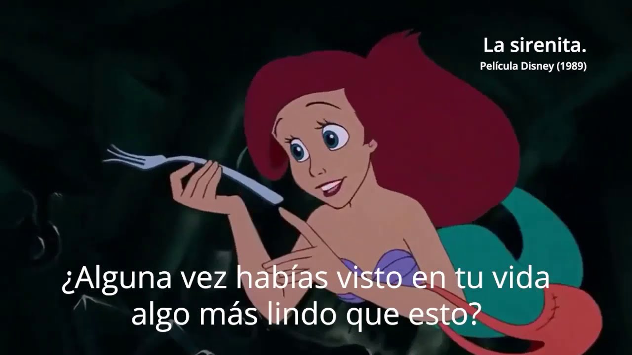 Ejercicio de Doblaje con Subt&iacute;tulos - La Sirenita 1989