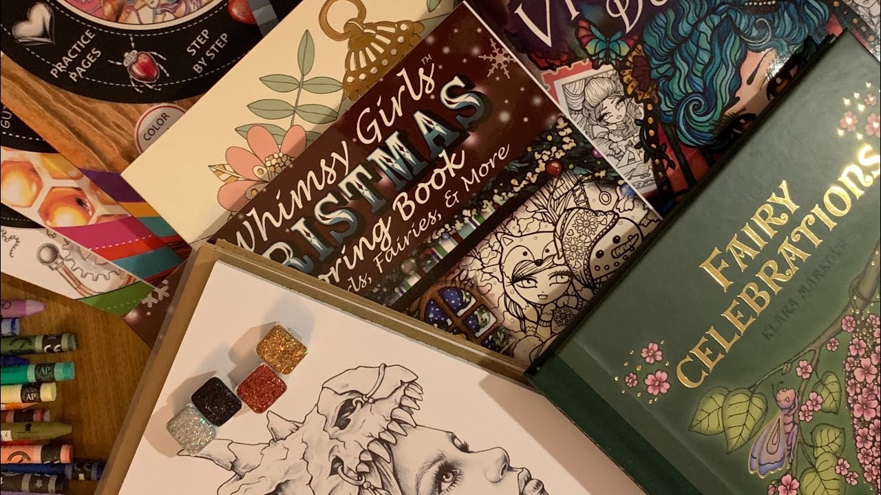 Huge colouring  book and supplies haul October 😊 ADULT ONLY