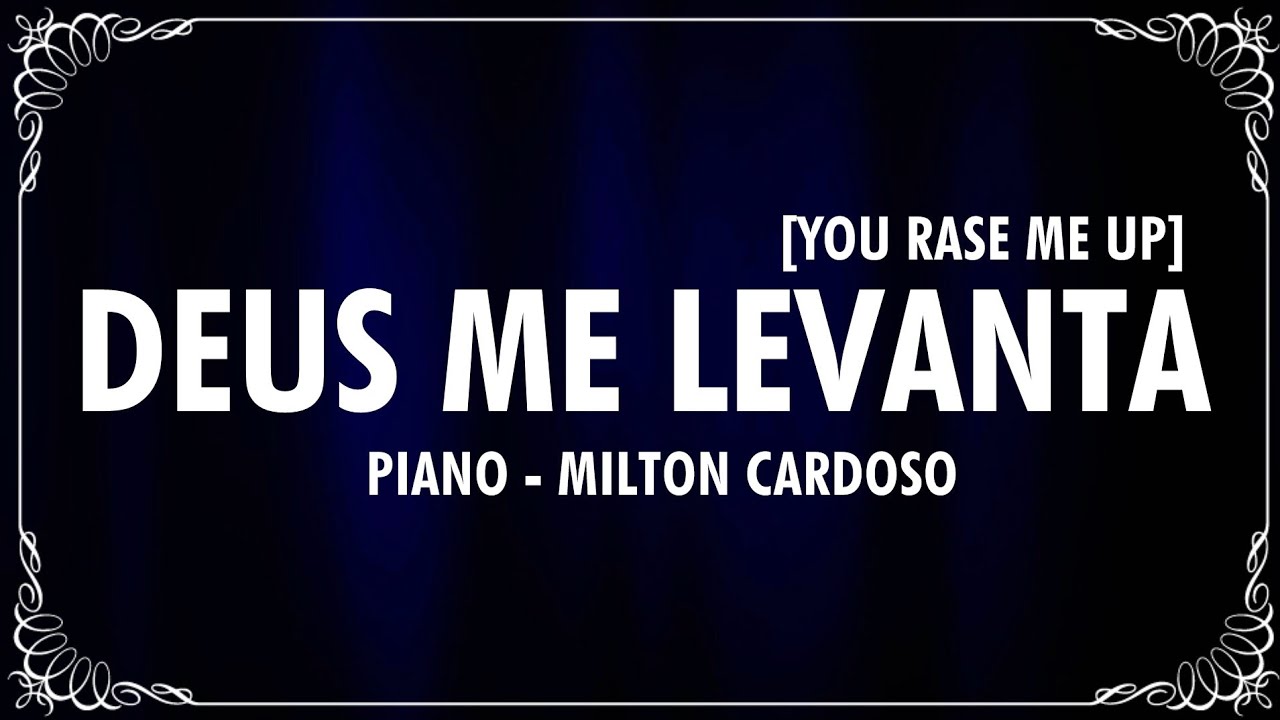 DEUS ME LEVANTA (PIANO) - MILTON CARDOSO (Cover) Marcelo Domingues