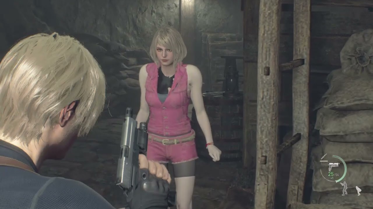 RE4: Remake PS4 - Mod Showcase #2 (Ashley - Claire Redfield's outfit)