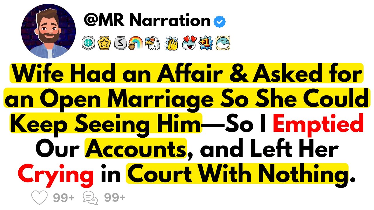 Wife Asked for an Open Marriage to Keep Her Affair—So I Emptied Our Accounts and Left Her Crying.