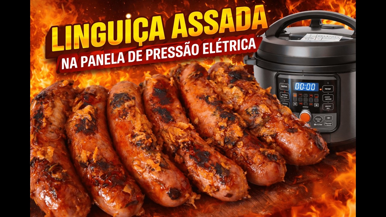 👉 Linguiça Assada na Panela de Pressão Elétrica – Fácil, Rápida e Suculenta