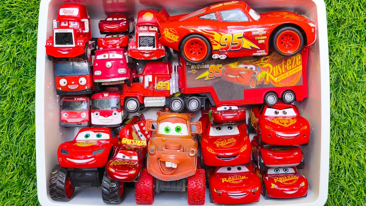 Disney Pixar Cars Unboxing Review | Full Lightning McQueen, Tow Mater, Doc Hudson, Sally, Mack