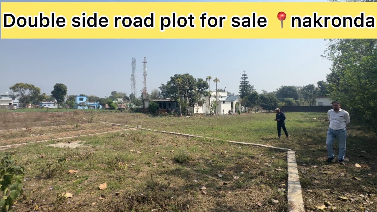 150 गज का प्लॉट,  2 side road 🛣️  location nakronda gularghatti #plotindehradun #plotforsale #home 