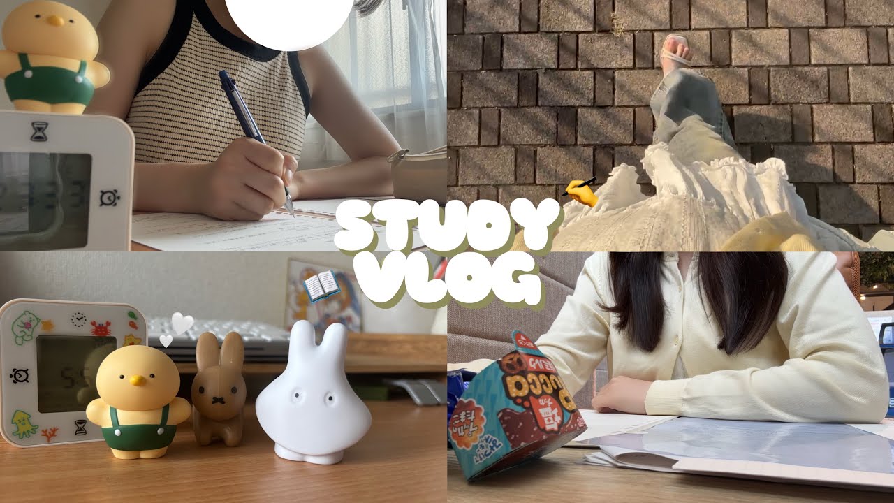 看護学生の勉強VLOG📖 ⵂ メリハリつけて勉強する3日間 ⵂ 久しぶりに大学へ🏫