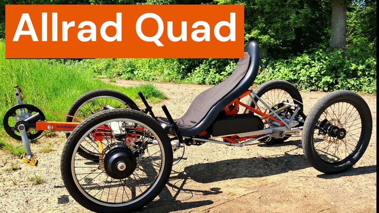 Eigenbau Allrad E Quad Liegerad