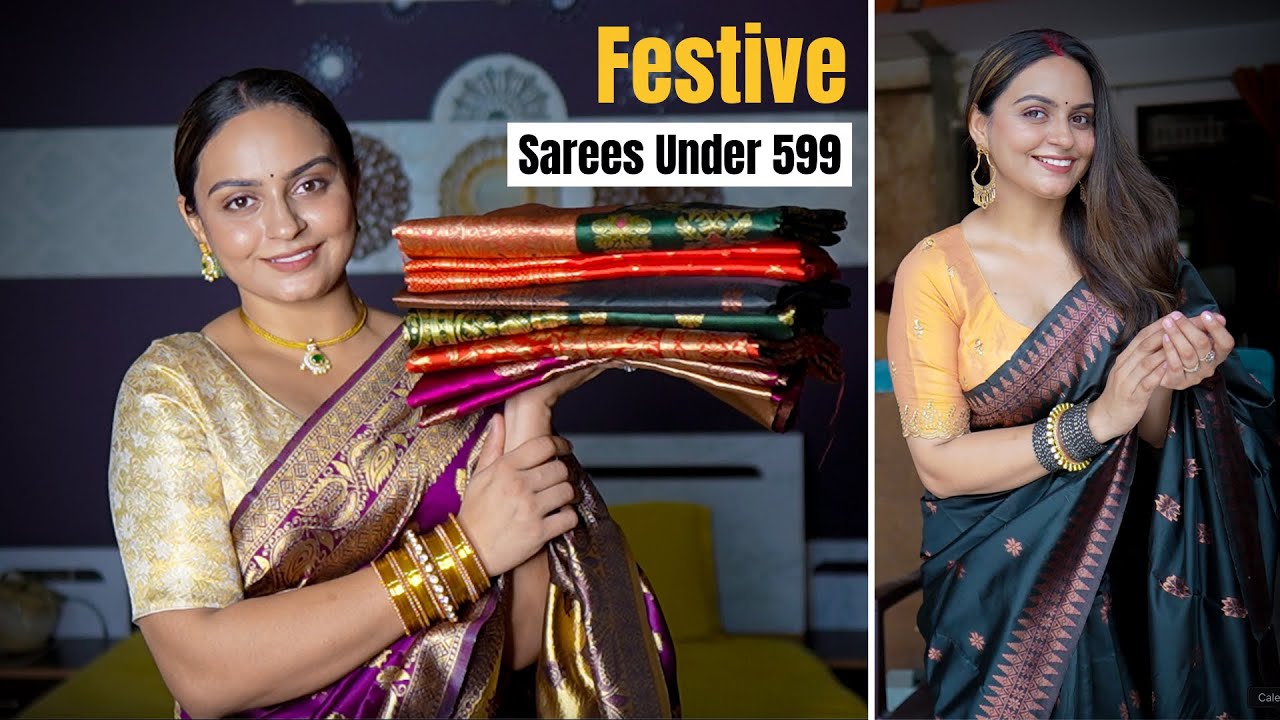 Amazon Sarees Under 599 | Must try Saree colour combinations