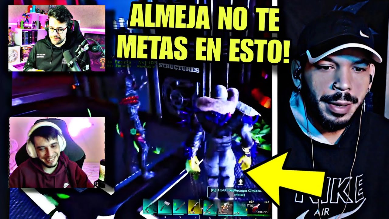 LAXXUZ, NEFITA Y ALMEJA SE CALIENTAN ENTRE ELLOS Y PASA ESTO EN ARK EXTINCTION 😨😱