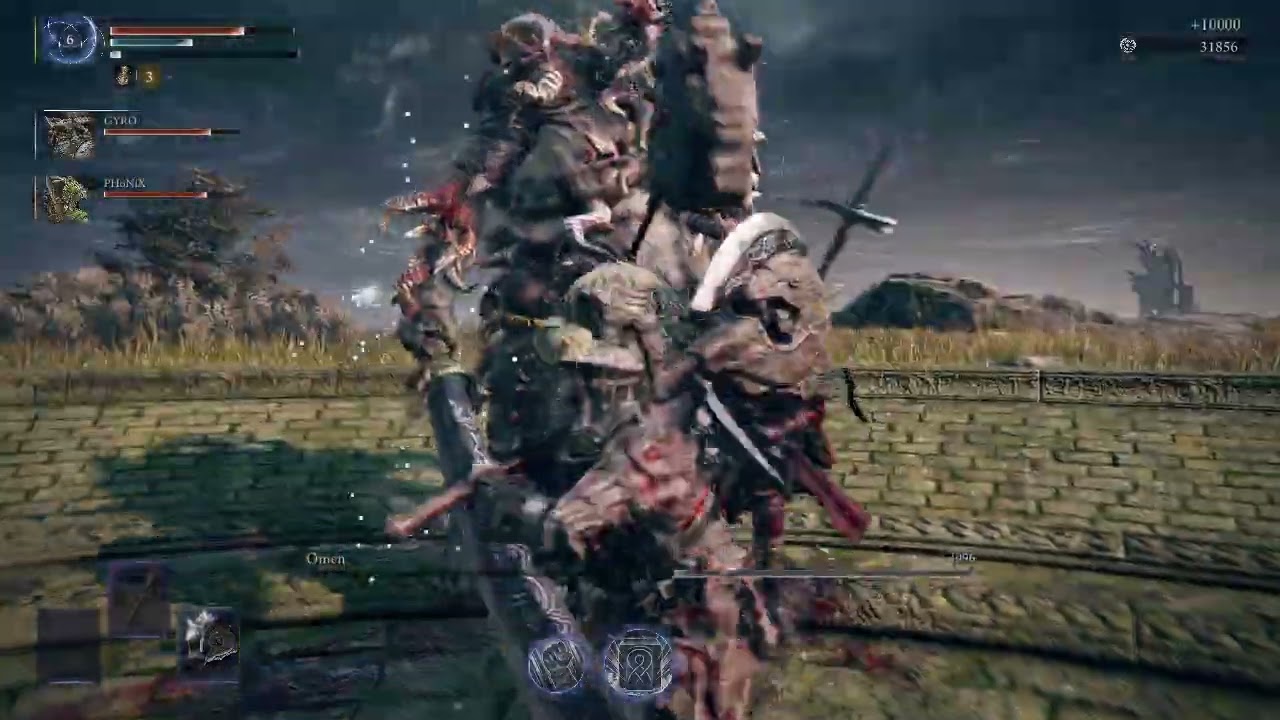 1 Wylder And 2 Raiders VS Ever Dark Tricephalos | Elden Ring Nightreign Trio Co - Op