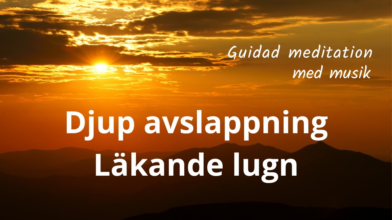 Slappna av på djupet och fyll dig med läkande ljus i den här sköna meditationen.
