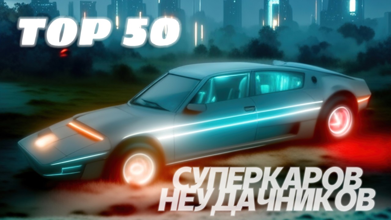 ТОП 50 СУПЕРКАРОВ НЕУДАЧНИКОВ. Самые Громкие Провалы с 70-х по наши дни