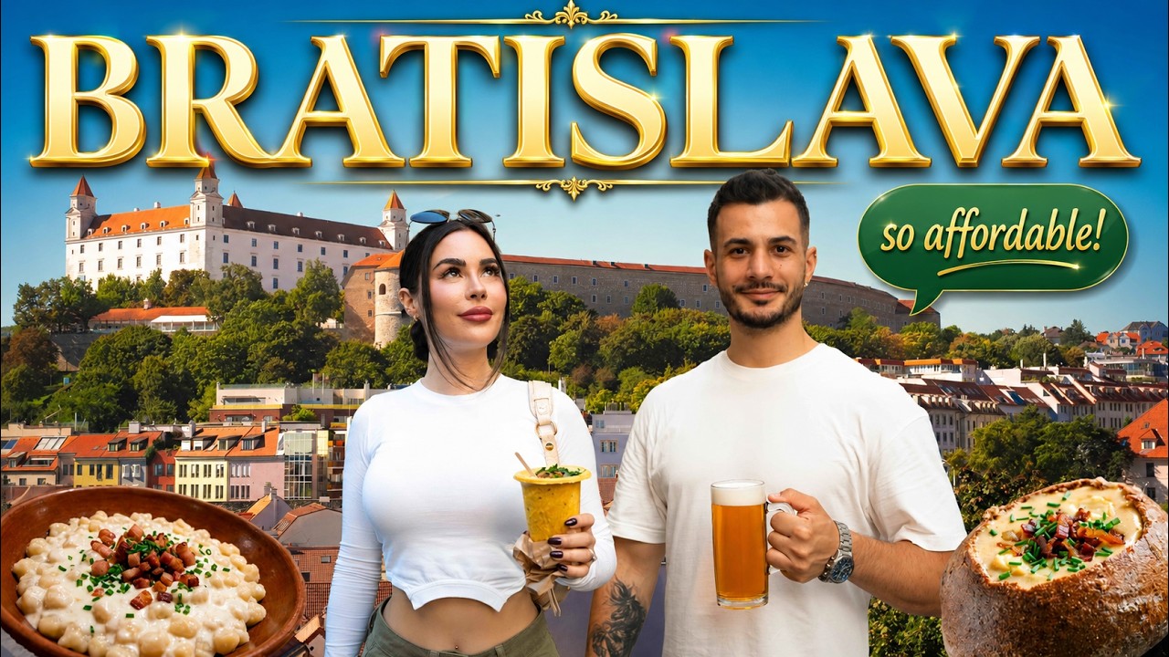 The Ideal European Capital for a Day Trip | Slovak Street Food & Medieval Streets 🇸🇰
