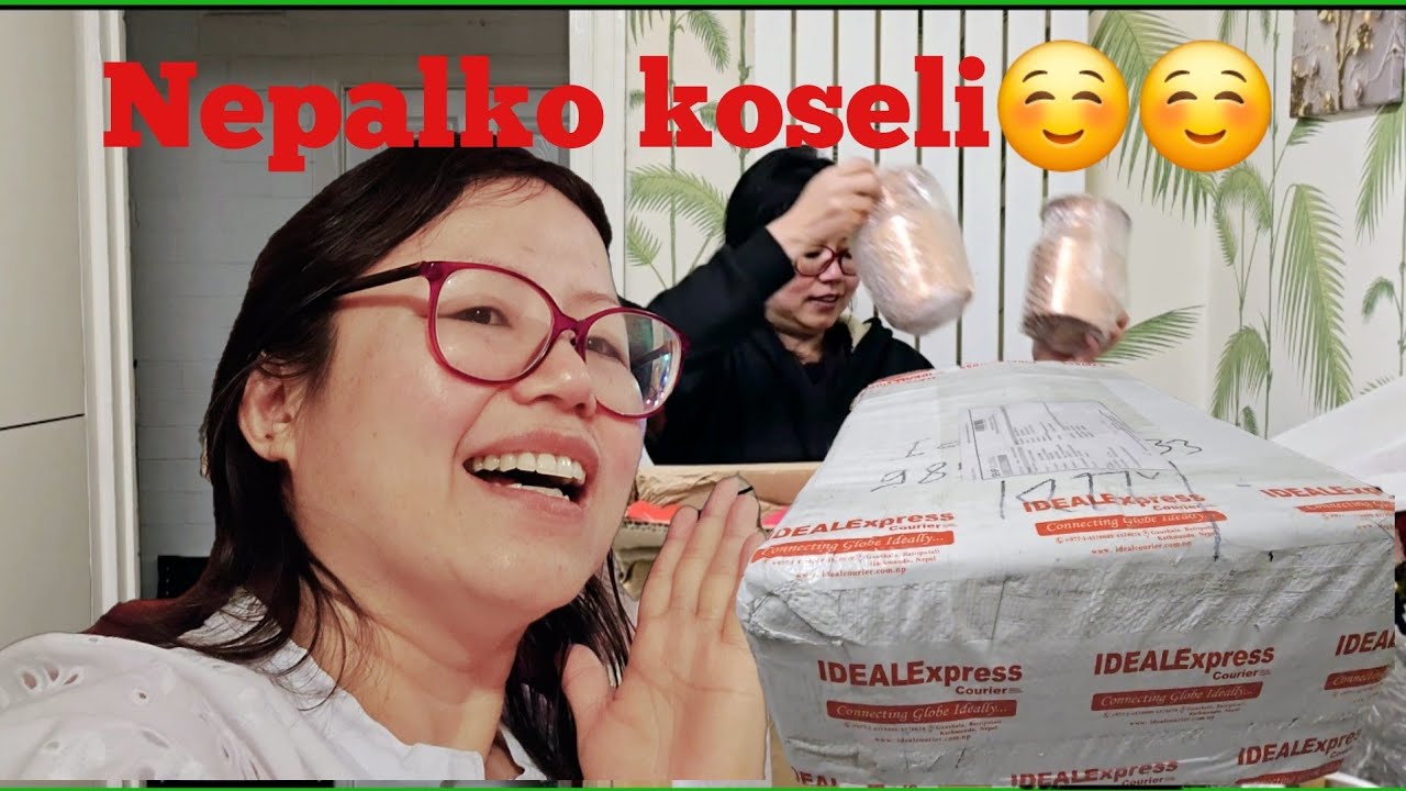 Pokhara dekhin sasumommy le kk pathaunu vayo.All the way from Nepal🇳🇵My Mother-in-Law Sent  Gifts 🎁.