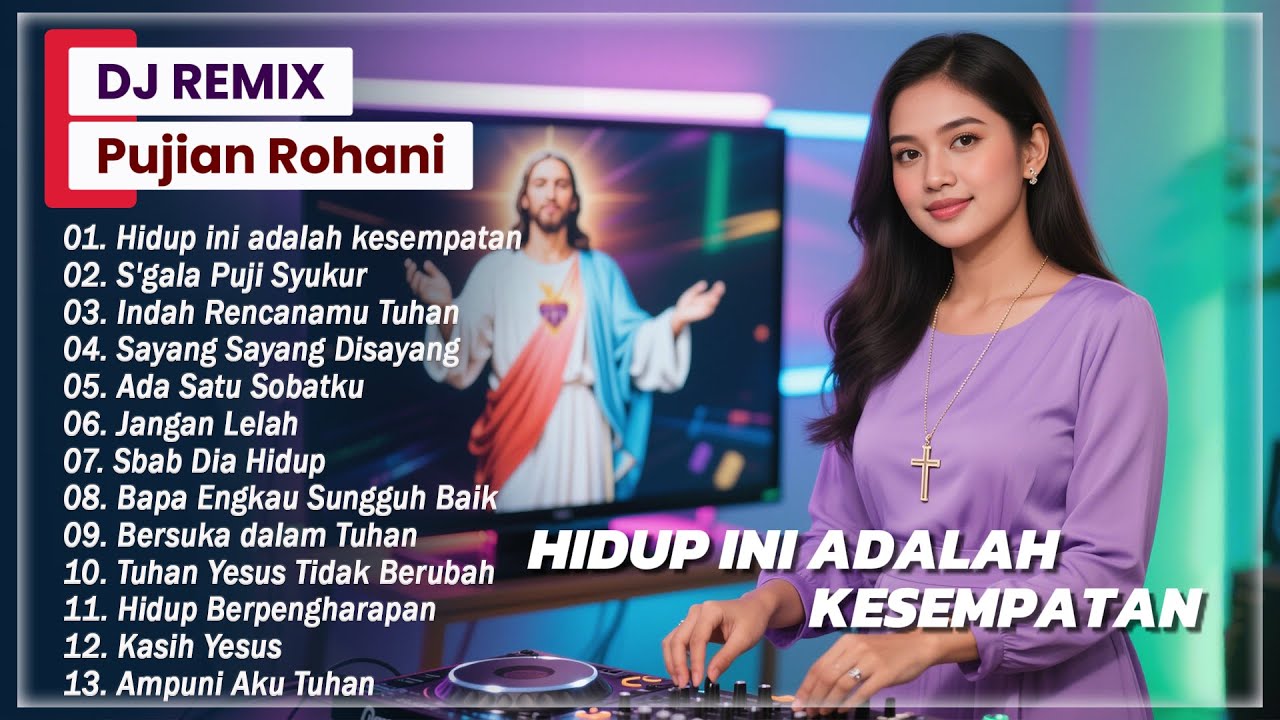 DJ Rohani Viral Di Media Sosial ❤️ ❤️ ❤️  Lagu Pujian Yang Menguatkan Iman & Penyemangat Hidup