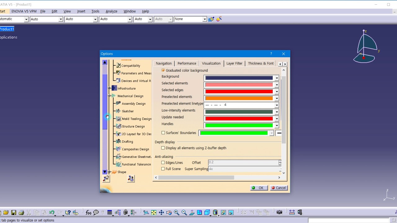 [CATIA V5] 카티아 워크벤치 소개와 마우스 사용방법