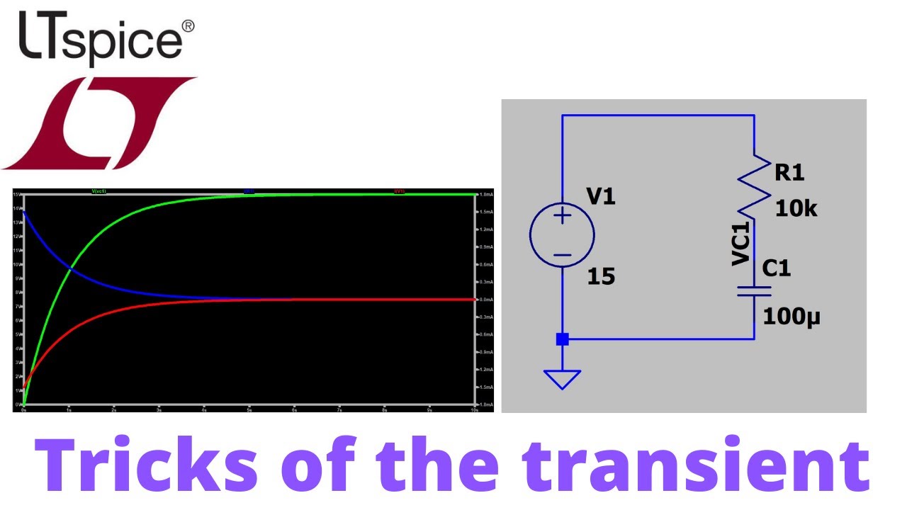 A Quick LTspice Tutorial - Charging Capacitor