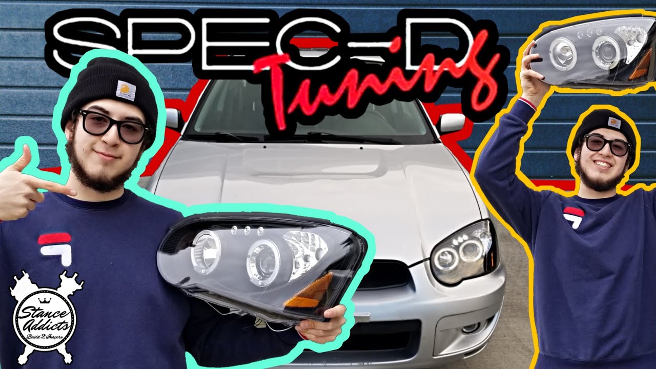 Spec D headlights for the Subaru impreza rs wrx sti