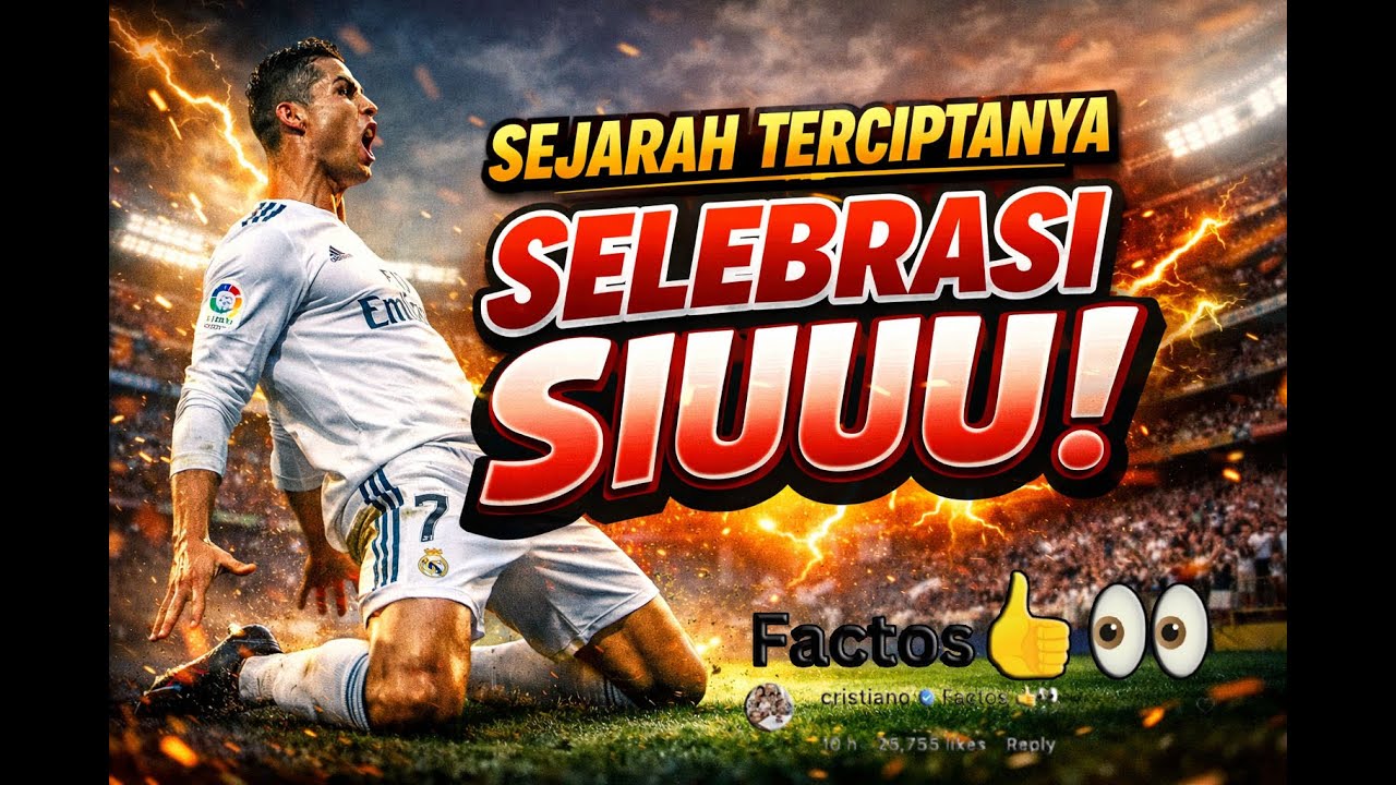 CRISTIANO RONALDO CERITA ASAL SELEBRASI 