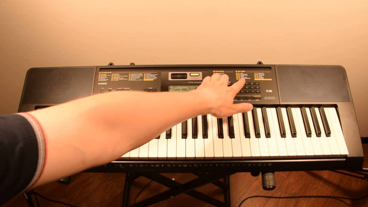 Casio CTK-2400. Как начать?