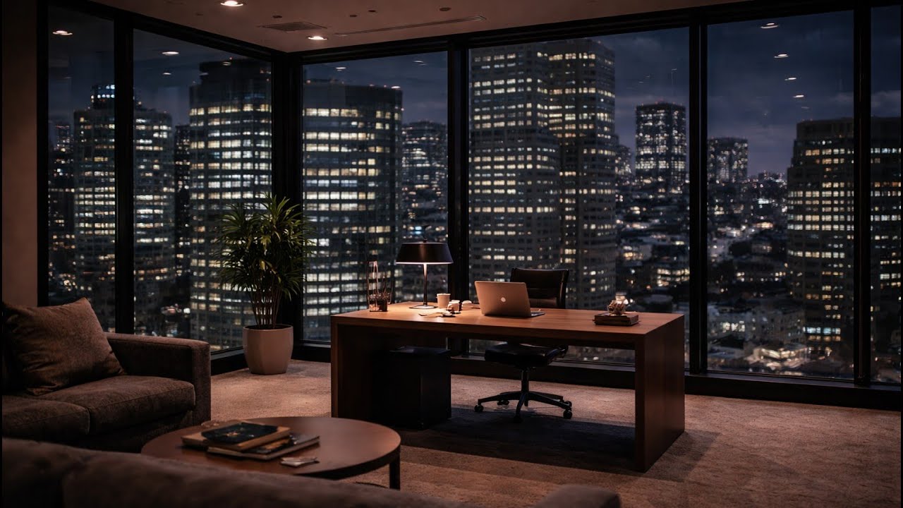 Tokyo After Hours – A Corner Office Lost in the City at Night | Focus