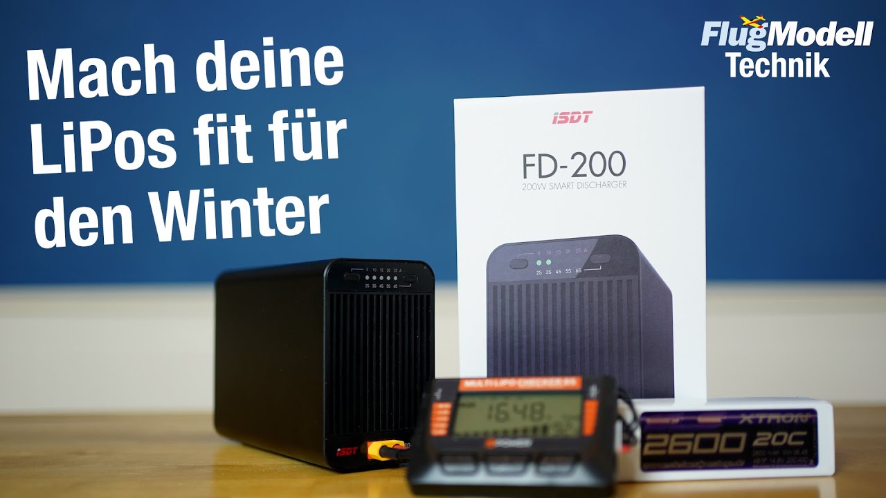 LiPos entladen FD-200 Entladegerät