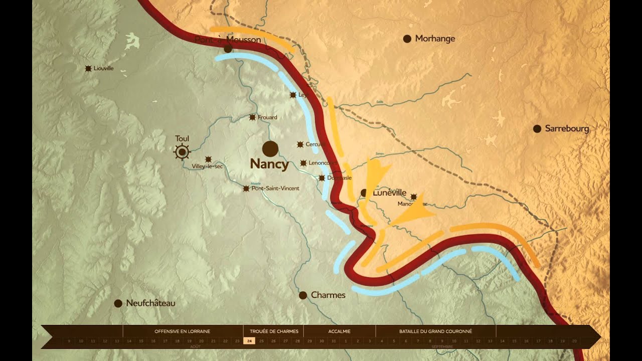 Eté 1914, Nancy et la Lorraine dans la guerre